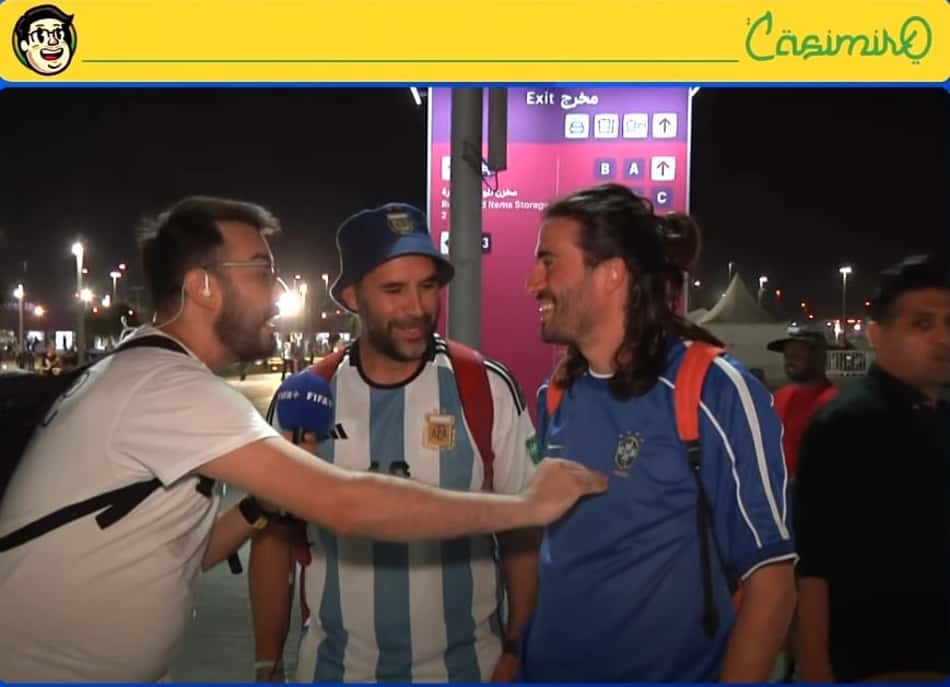 Argentino revela torcida pelo Brasil e surpreende repórter: 'Neymar é muito melhor que Messi'