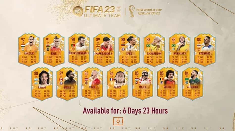 Com moral! Richarlison e Daniel Alves recebem cartas especiais da Copa no Fifa 23
