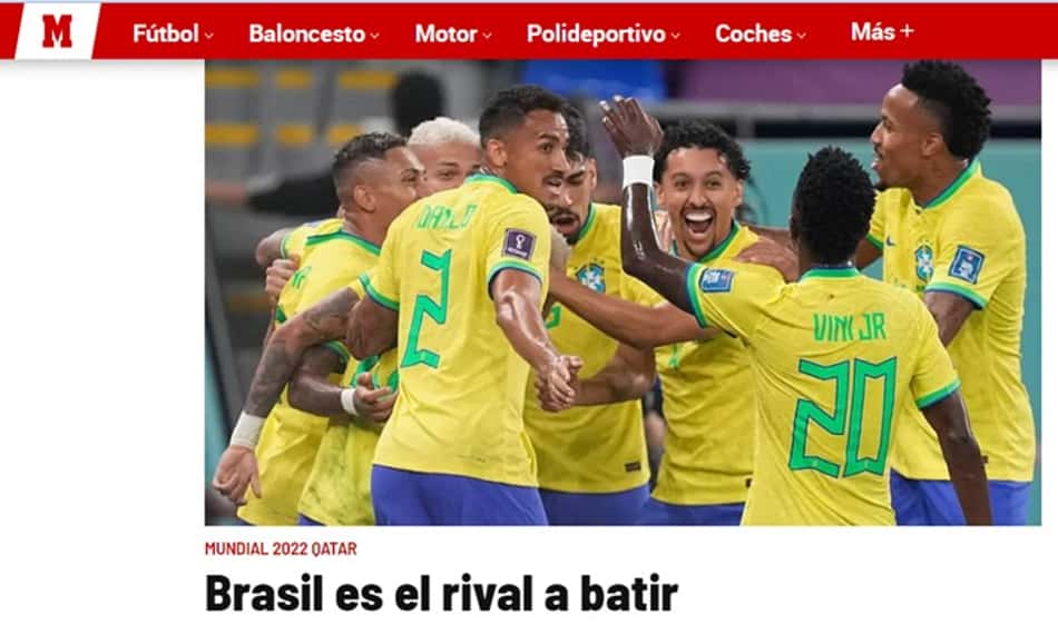 'Brasil é o rival a ser batido': imprensa internacional repercute goleada e classificação da Seleção