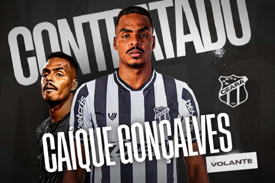 Ceará anuncia Caíque Gonçalves como terceiro reforço para 2023