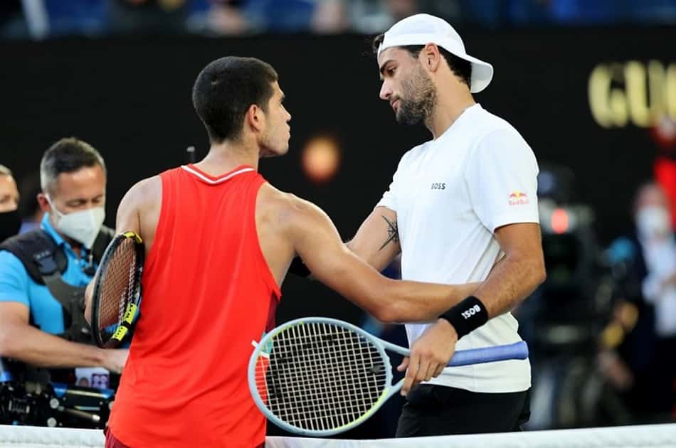 Berrettini exalta feitos e se diz inspirado por Alcaraz: 'É impressionante'