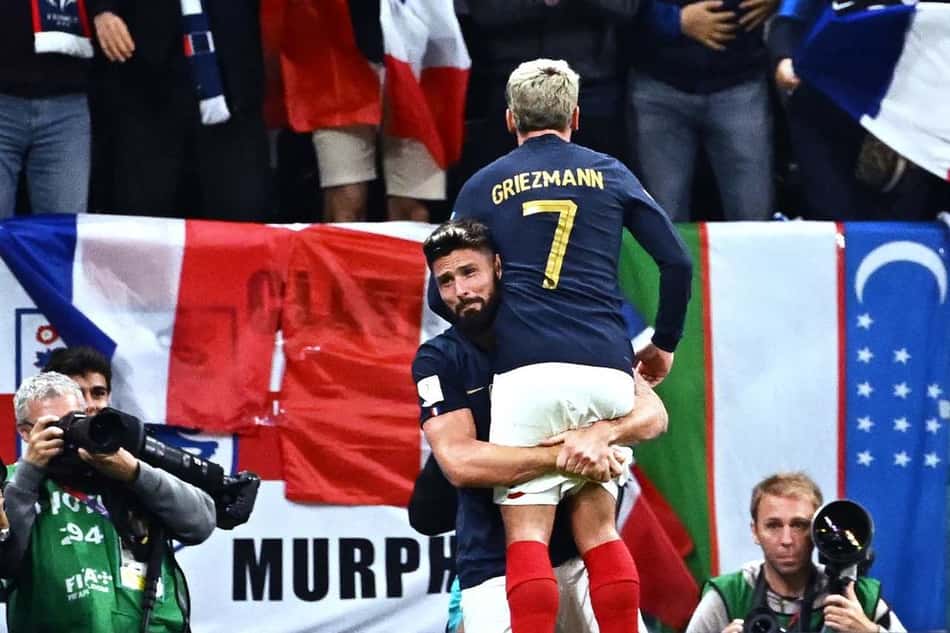 Griezmann é 'o cara' da França em jogo de Mbappé bem marcado e assume posto de garçom da Copa do Mundo