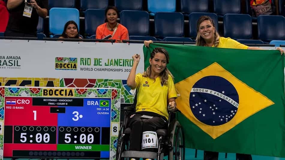 Brasil se 'vinga' da Croácia no Mundial de bocha e fatura medalha de ouro