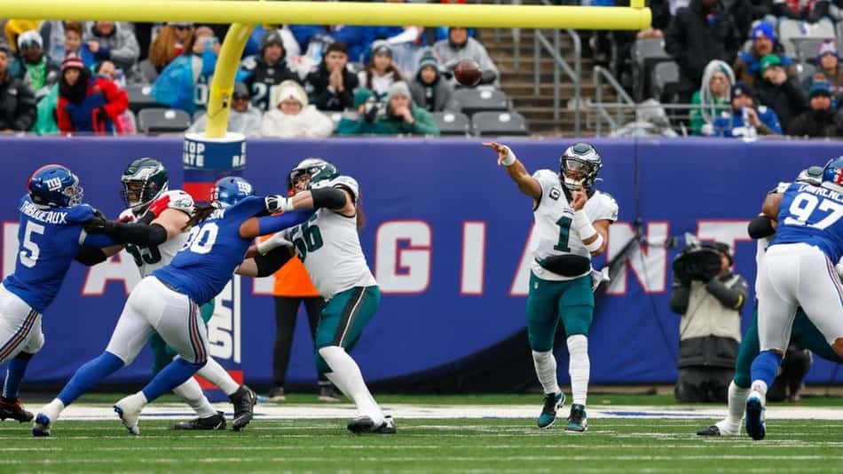 Jalen Hurts teve mais um grande jogo pelo Philadelphia Eagles