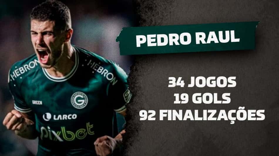 Reforço do Vasco, Pedro Raul foi um dos artilheiros mais eficientes do Brasileirão
