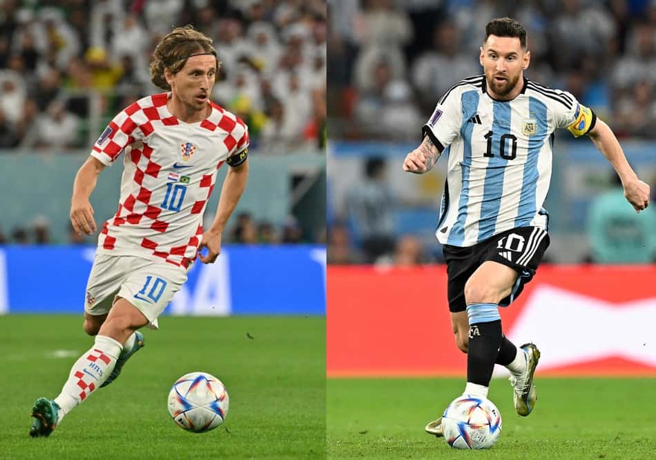 Duelo entre Argentina e Croácia tem gosto especial para Messi e Modric