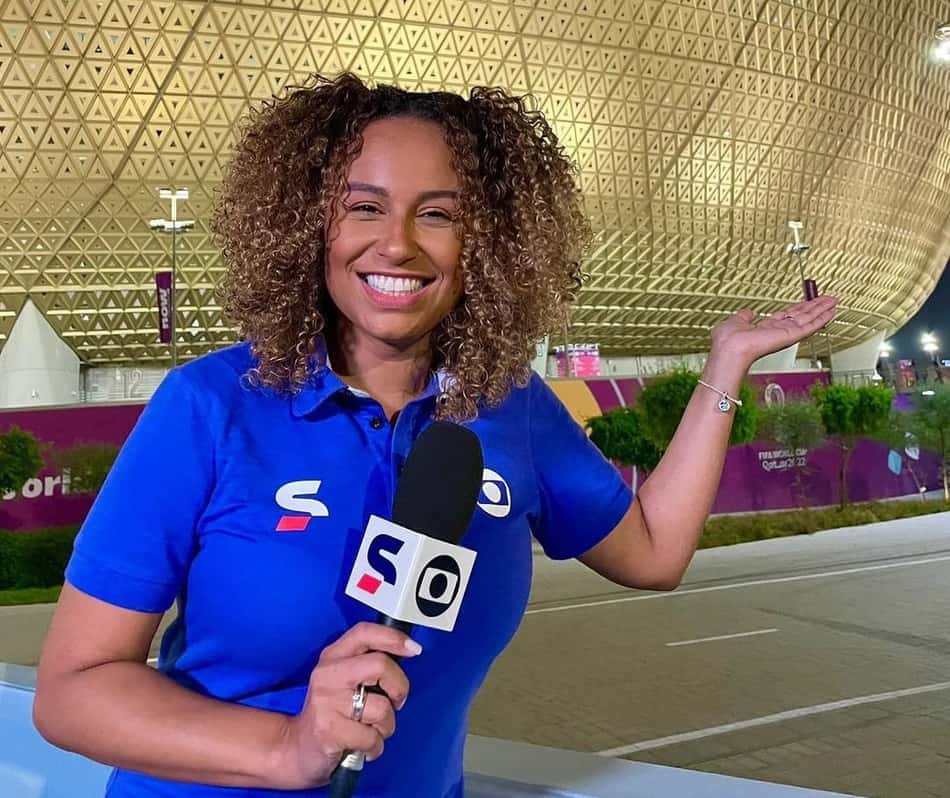 Repórter na Copa, Karine Alves cita 'olhares invasivos' de homens no Qatar