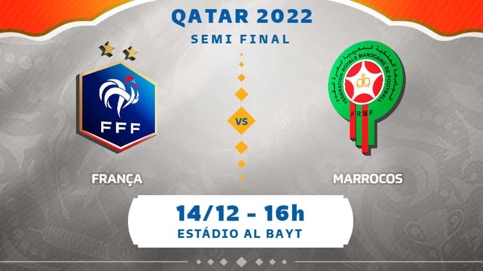 França x Marrocos: como assistir ao vivo, online e pelo celular?