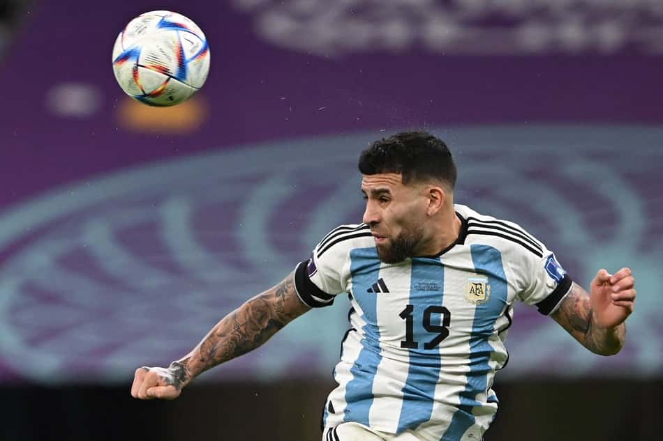 Otamendi na Copa do Mundo de 2022 pela Argentina