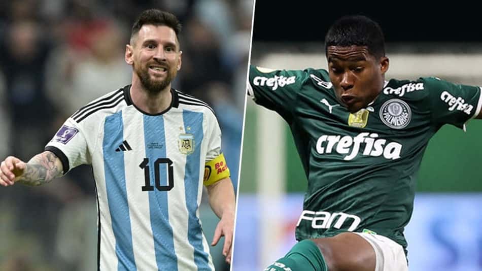 Endrick elogia Messi nas redes sociais, mas apaga mensagem; entenda