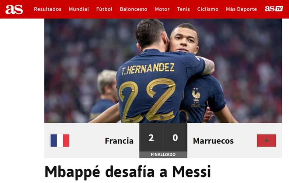 'Mbappé desafia Messi': imprensa mundial repercute classificação francesa e duelo na final da Copa do Mundo