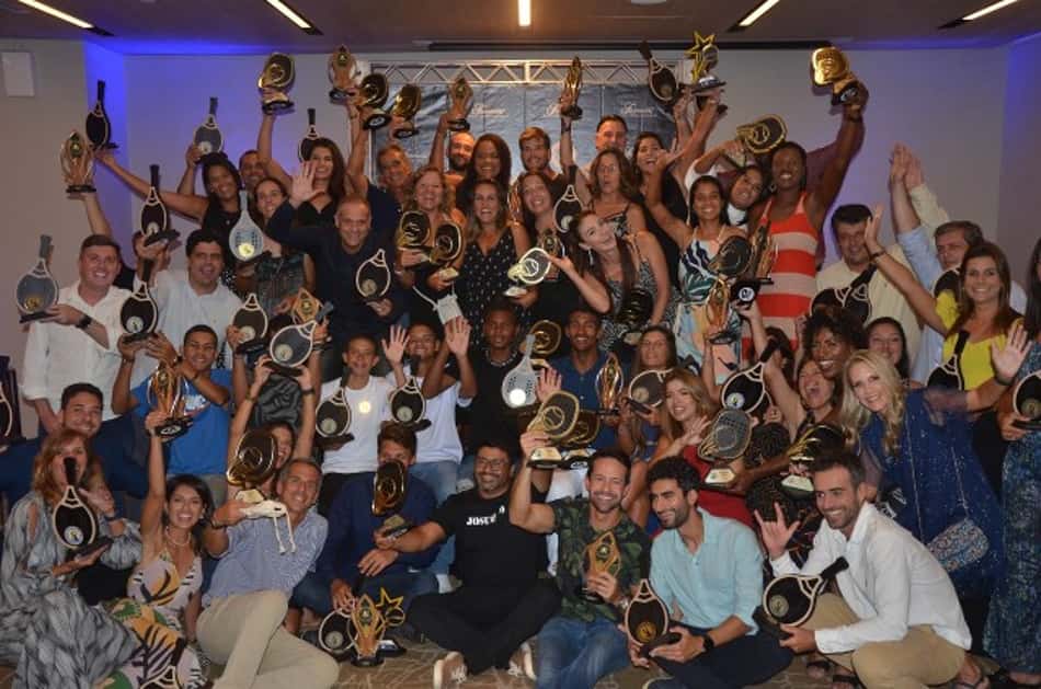 Premiados na Festa de Encerramento