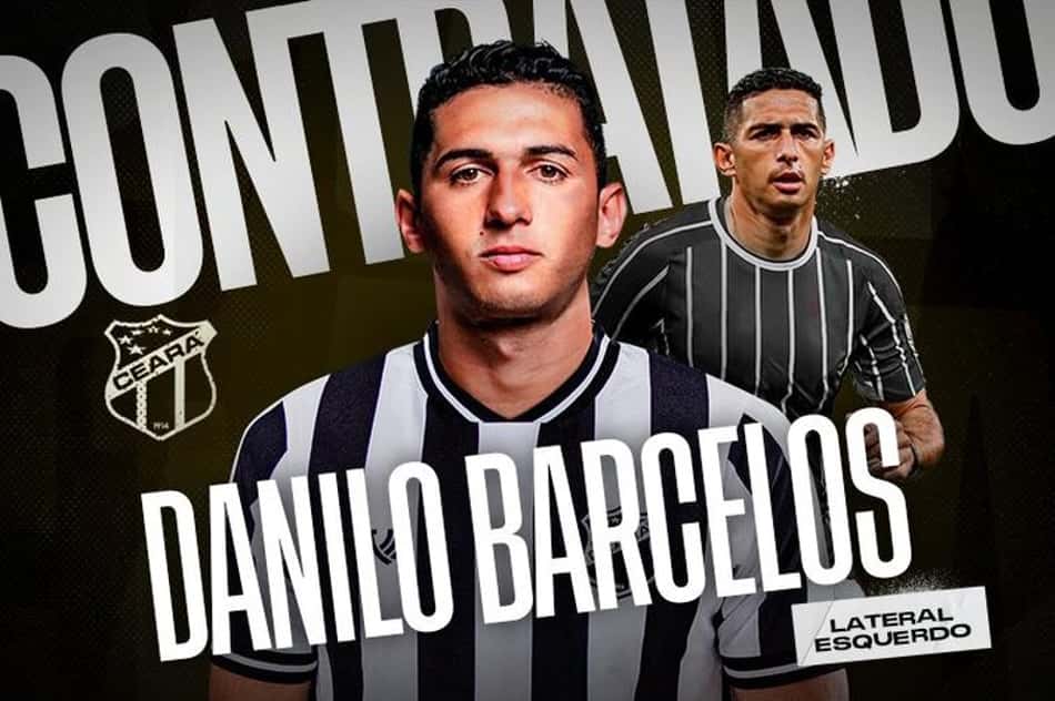 Ceará anuncia a contratação do lateral-esquerdo Danilo Barcelos, ex- Fluminense