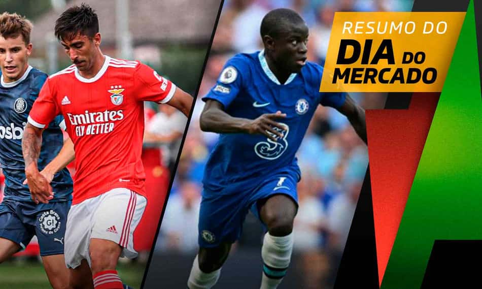 Botafogo inicia conversas com atacante do Benfica, Kanté na mira de gigante espanhol… o Dia do Mercado!