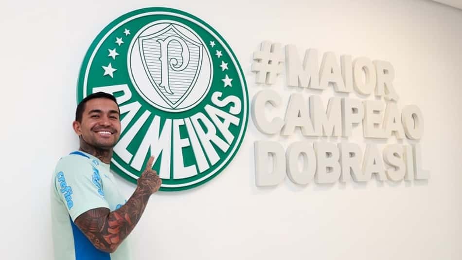 Dudu comemora renovação de contrato: 'Quero ficar por muito tempo no Palmeiras'