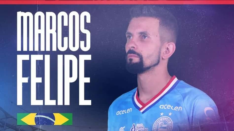 Goleiro Marcos Felipe é mais um reforço a ser anunciado pelo Bahia