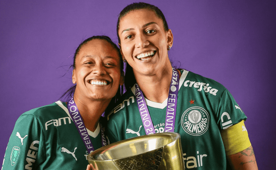 Bia Zaneratto e Ary Borges encerram ano como maiores artilheiras da história do Palmeiras feminino