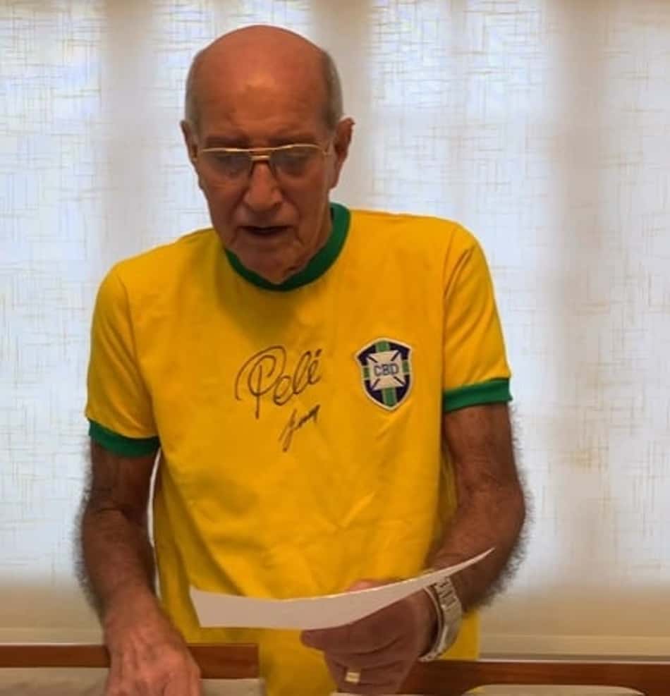 Ex-companheiro de Pelé, Gerson se emociona em carta de despedida ao Rei