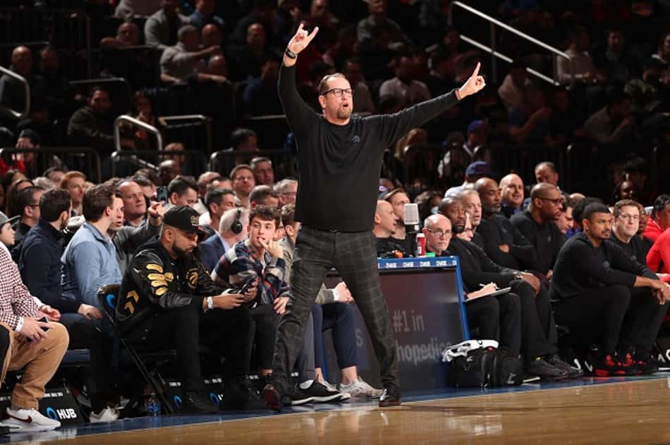 Nick Nurse critica esforço do Raptors: "Inaceitável"
