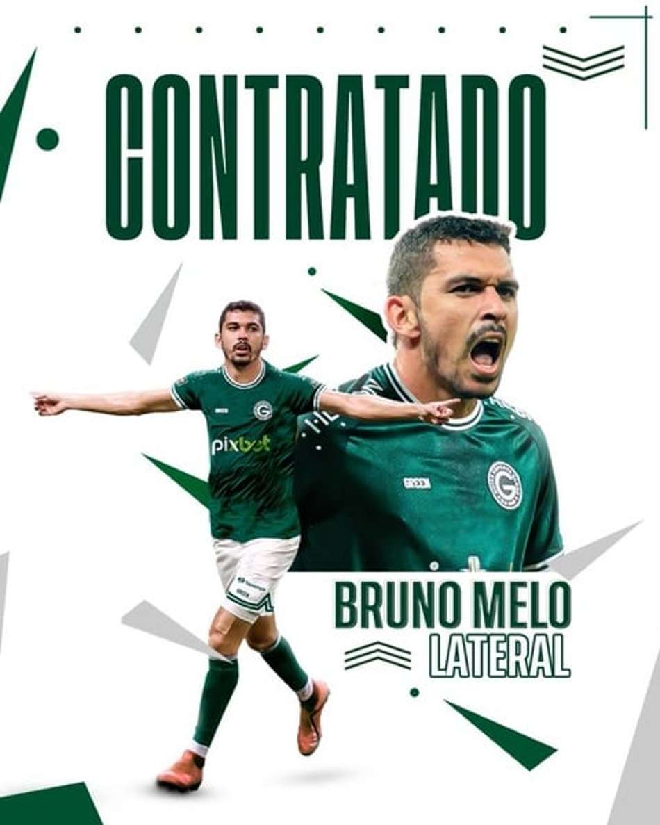Goiás anuncia a contratação do lateral-esquerdo Bruno Melo, ex-Corinthians