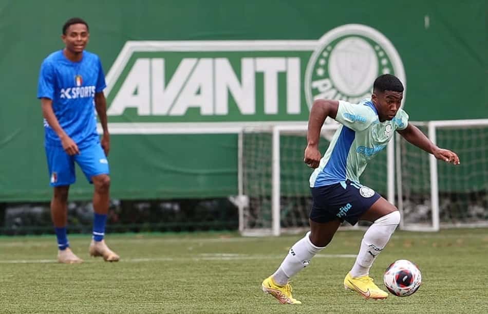 Endrick - Jogo-Treino Palmeiras x Suzano