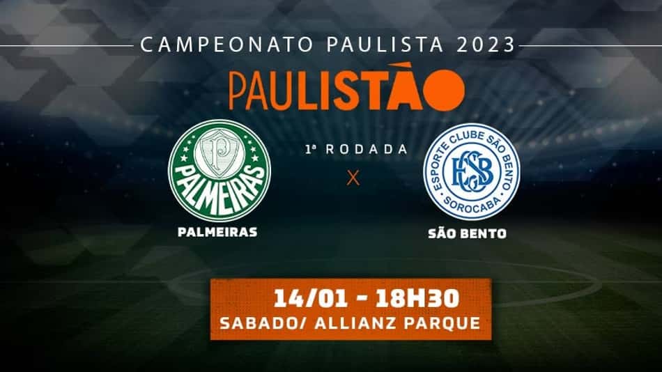 Palmeiras x São Bento: onde assistir, prováveis escalações e desfalques da partida do Campeonato Paulista