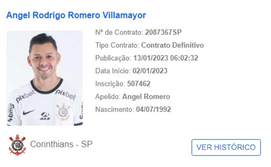 Ángel Romero - BID - Corinthians