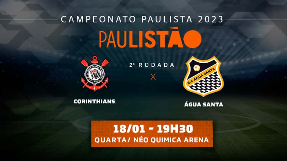 Corinthians x Água Santa: onde assistir, escalações e desfalques da partida do Campeonato Paulista