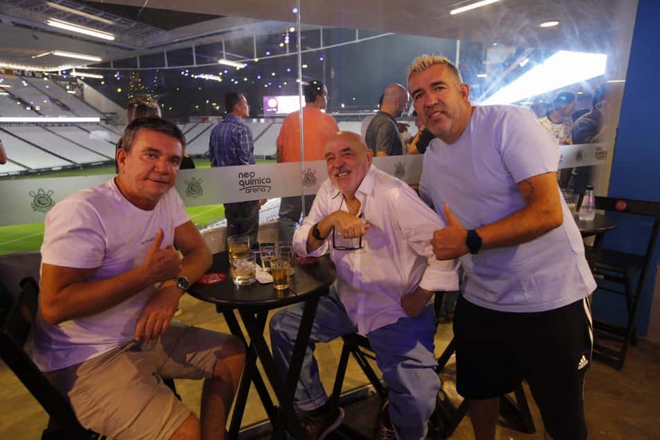 Andrés Sanchez e Jaça - Bar do Zeca - Neo Química Arena
