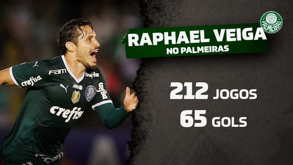 Veiga iguala Luizão e Oséas em ranking histórico de artilheiros do Palmeiras