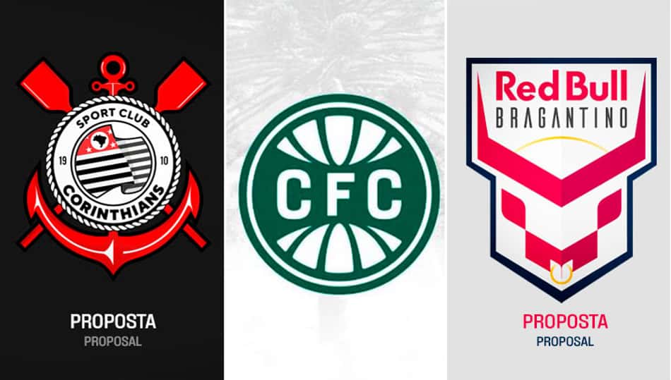 Coritiba vai mudar? Veja propostas de novos escudos para clubes