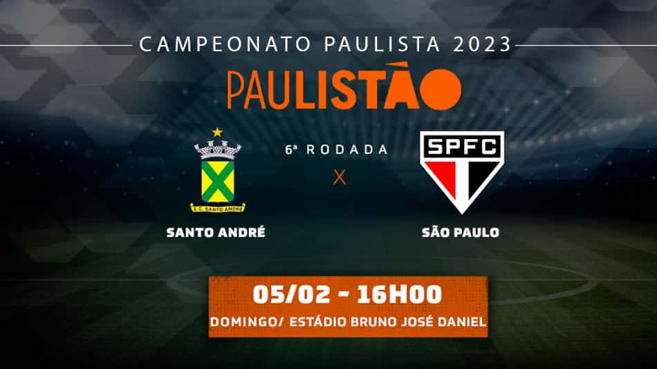 Tempo Real Santo André x São Paulo 6 rodade