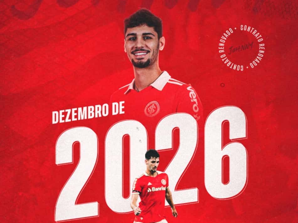 Johnny renova vínculo com o Internacional até 2026