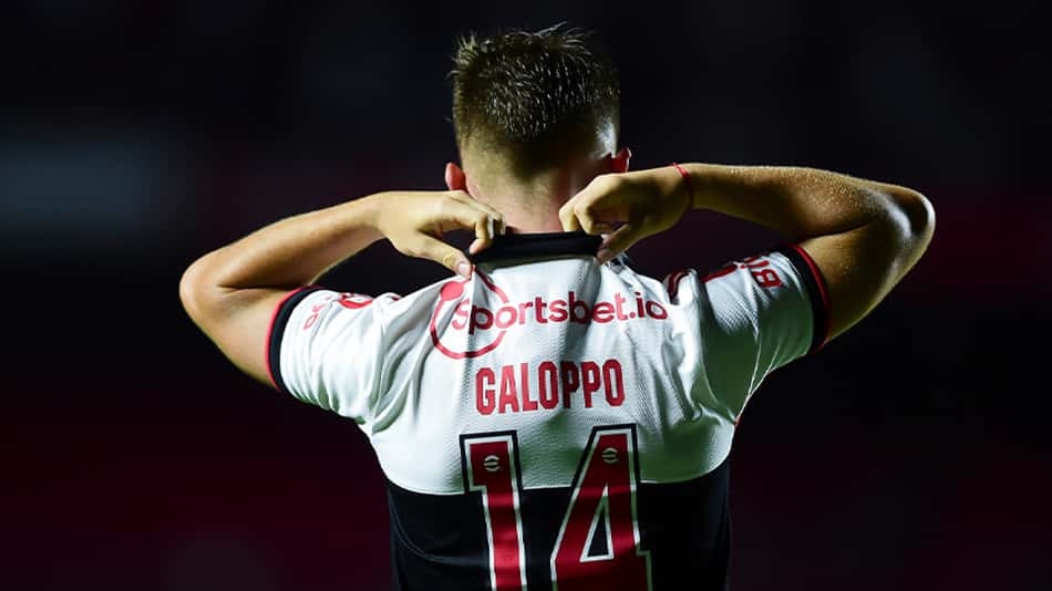 Galoppo chega ao sexto gol pelo São Paulo na temporada e se iguala a artilheiro do Campeonato Paulista
