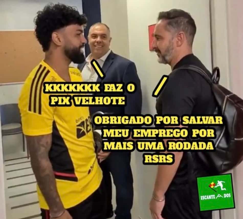 Veja os melhores memes da vitória do Flamengo sobre o Volta Redonda