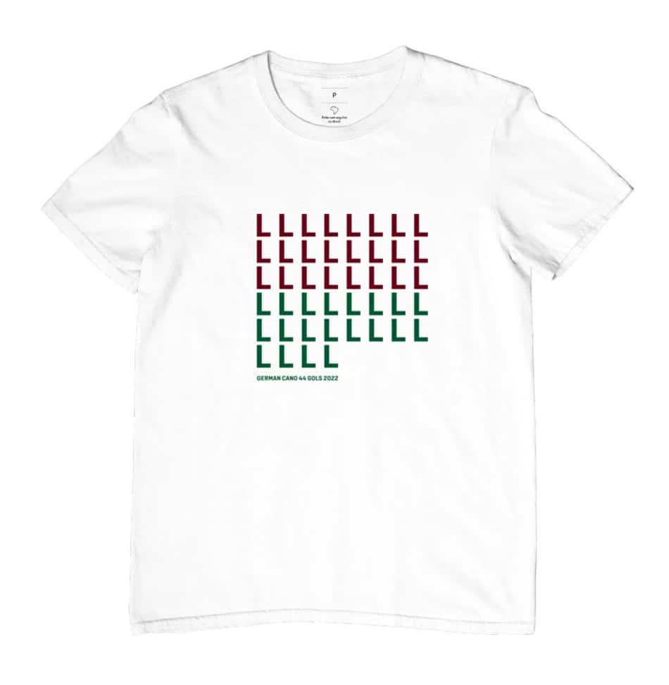 Camisa do Fluminense em homenagem a Cano