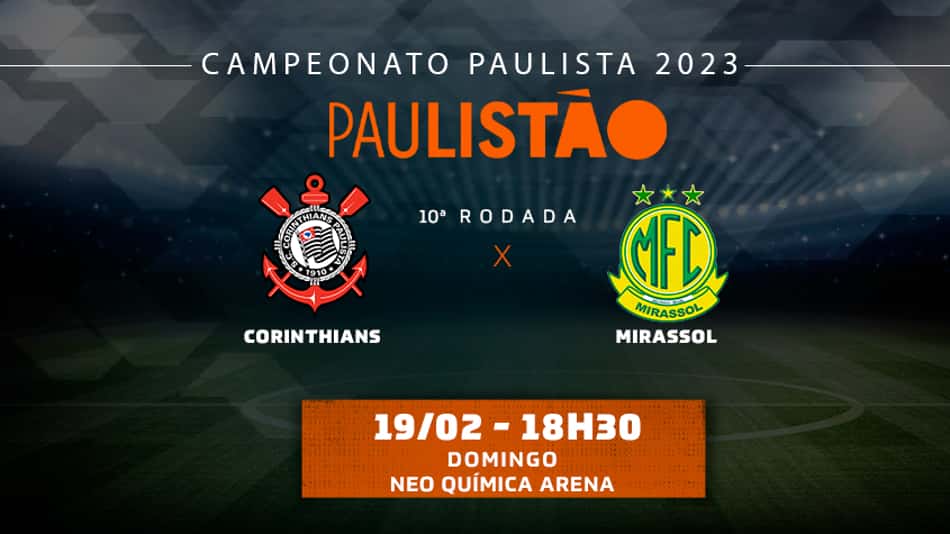 Corinthians x Mirassol: onde assistir, prováveis times e desfalques