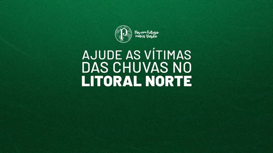 Palmeiras Doações Vítimas Chuvas SP