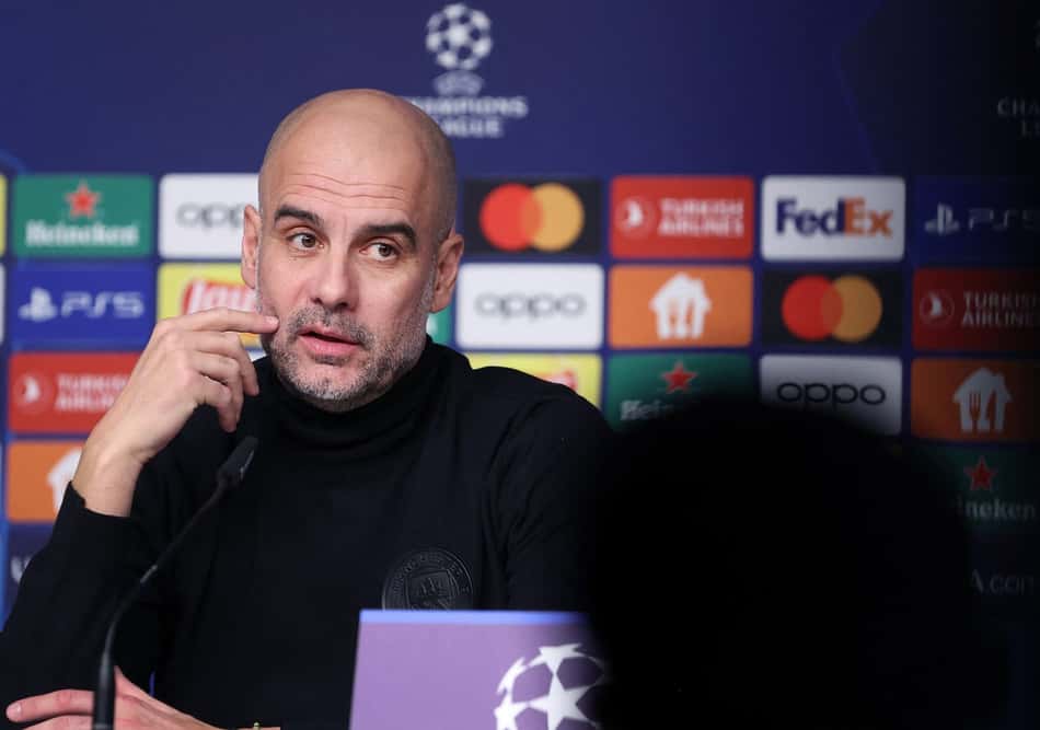 Técnico do Manchester City, Guardiola não se preocupa com seca de Haaland e revela sonho de conquistar sua terceira Champions League