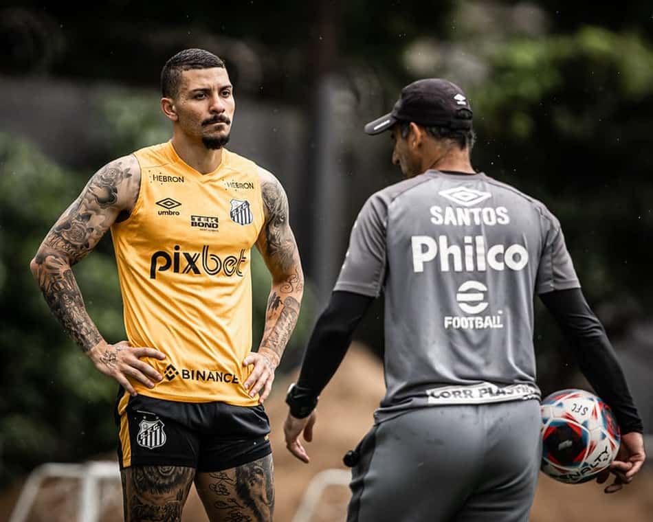 Alison é baixa do Santos contra o Ceilândia pela Copa do Brasil