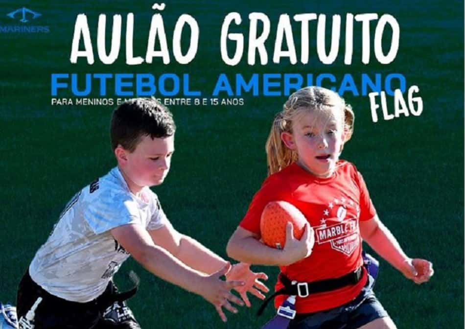 Recife Mariners promove aulão de flag football para crianças e adolescentes neste sábado (25/2)