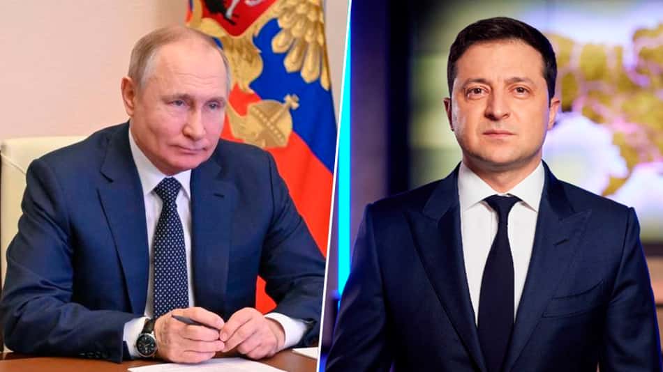 Vladimir Putin e Volodymyr Zelensky