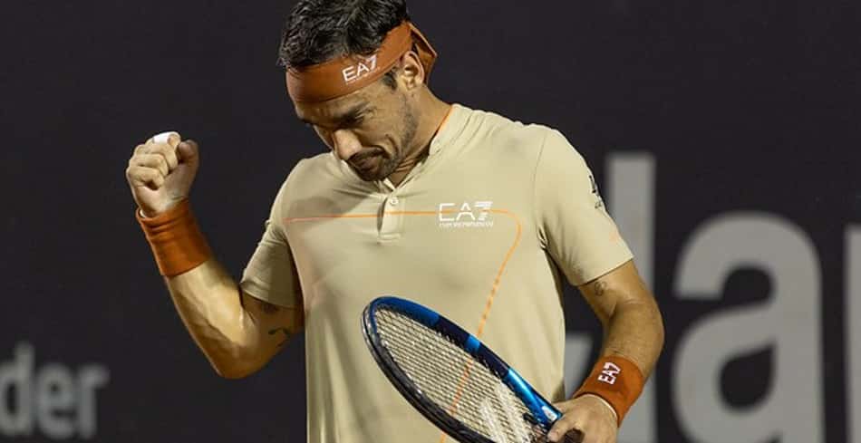 Fabio Fognini no Rio Open