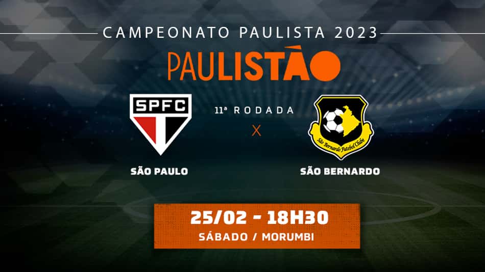 São Paulo x São Bernardo: onde assistir, prováveis times e desfalques do jogo pelo Campeonato Paulista