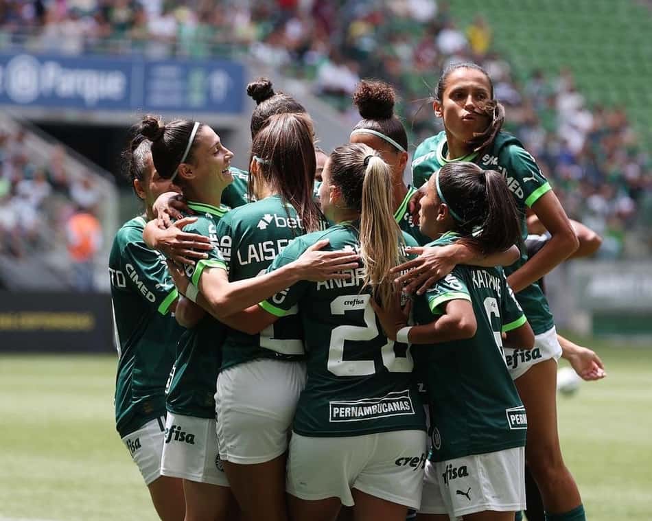 Palmeiras estreia no Brasileirão Feminino com vitória elástica
