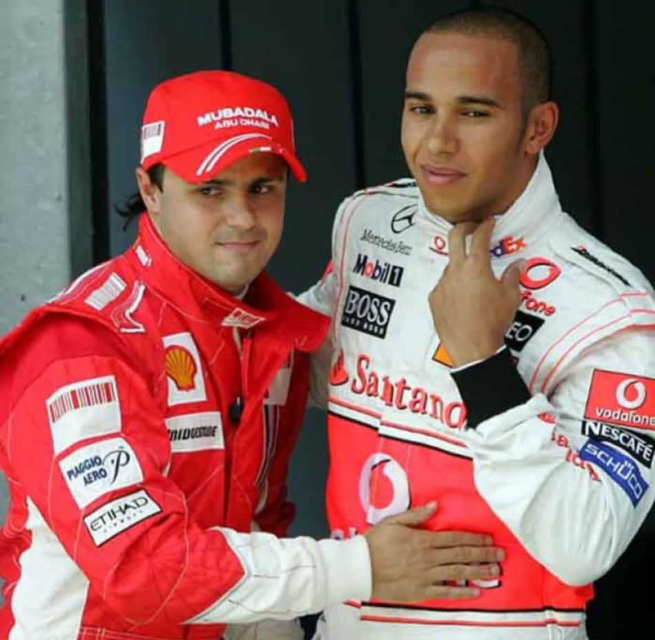massa e hamilton 2008