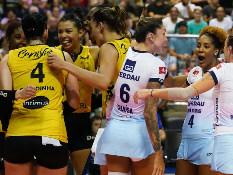 Praia Clube x Minas: veja números das jogadoras ao longo da Superliga feminina