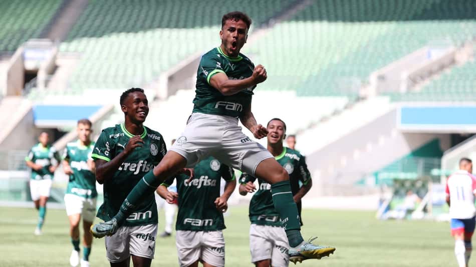 Palmeiras vence o Fortaleza e assume a liderança do seu grupo no Brasileirão Sub-20