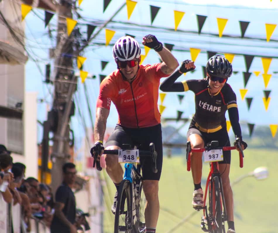 Ciclismo: Maíra Catenacci e Guilherme Couto vencem L'Étape Brasil em Cunha