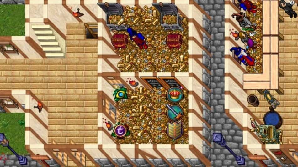 Rei dos Coins completa coleção de itens lendários em Tibia